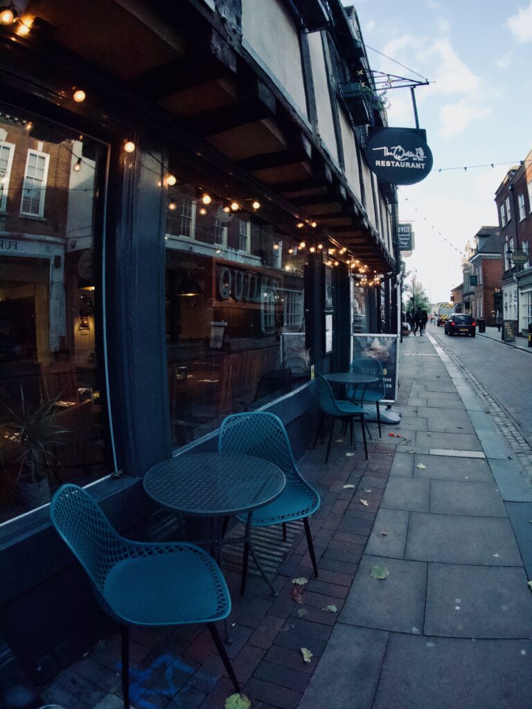 rochester high street cafe branding photography location